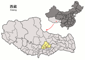 Чэнгуань на карте