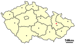 Localisation de la ville tchèque Unicov.png