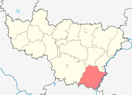 Melenkovskji rajon – Mappa