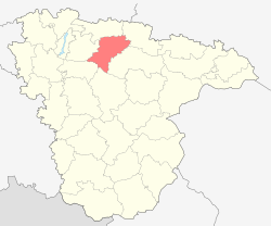 Location of Paninsky District in Voronezh Oblast