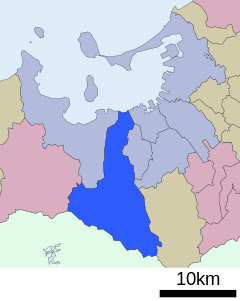 Location of Sawara ward Fukuoka city Fukuoka prefecture Japan.svg