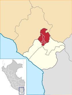 Location of the province Candarave in Tacna.svg