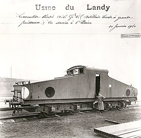 Une locomotive Crochat type 44 L 4 N en service à l'usine à gaz du Landy en 1920.