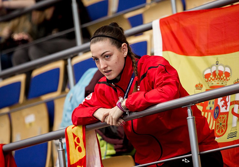 File:Lorena Usle - 2018 European Men's and Women's Team Badminton Championships.jpg