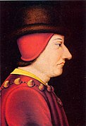 El rey Luis XI, nuevo señor de Borgoña en 1477