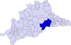 Location of the city of Málaga