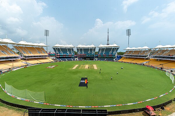 M. A. Chidambaram Stadium before India vs Australia 3rd ODI match in the 2022-23 Series