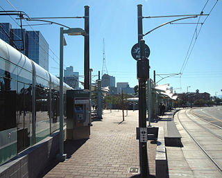 Roosevelt/Central Avenue station Light rail station in Phoenix, Arizona