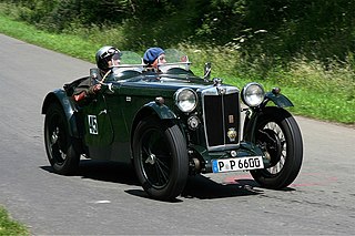 MG P-type Motor vehicle