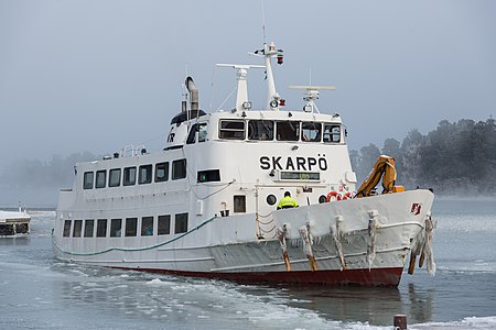 M/S Skarpö at Utö island, Stockholm archipelago, Sweden