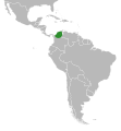 Range of Machaerium eliasii