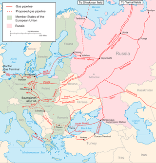 <span class="mw-page-title-main">Russia–Ukraine gas disputes</span> Disputes between Naftogaz Ukrayiny and Gazprom