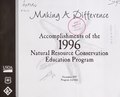 Thumbnail for File:Making a difference - accomplishments of 1996 Natural Resource Conservation Education Program (IA CAT10862394).pdf