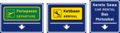 Papan tanda gantri di lapangan terbang