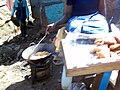 Making mandazi