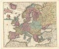 Europos žemėlapis, po 1696 m.