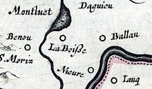 Ancienne carte de la Bresse.