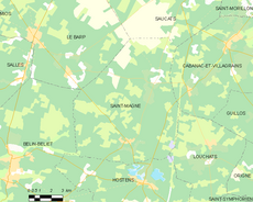 Map commune FR insee code 33436.png