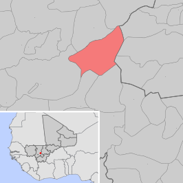 Kaart van Dinandougou