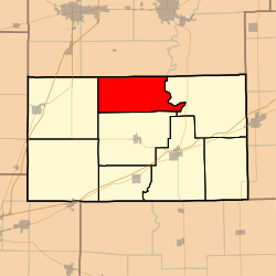 Map highlighting Cottonwood Township, Cumberland County, Illinois.svg