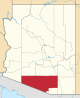 Map of Arizona highlighting Pima County.svg