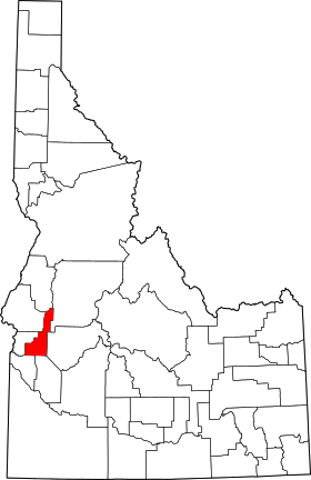 Localisation de Comté de Gem(Gem County)