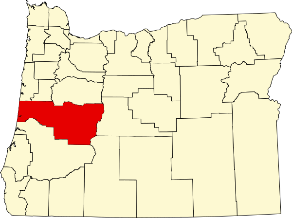 600px Map Of Oregon Highlighting Lane County.svg 