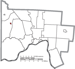 Umístění Otway v Scioto County