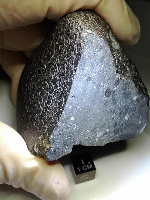 A meteorite thought to be from Mars