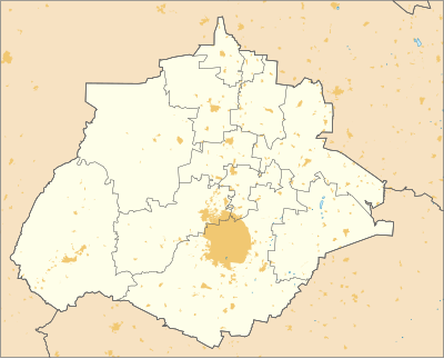 Mapa de localización de Aguascalientes