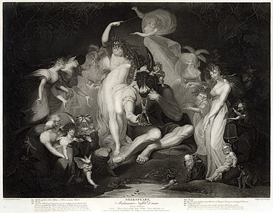 Bir Yaz Gecesi Rüyası IV. bölüm, I. kısım. (Üreten:Henry Fuseli)