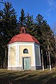 Čeština: Křížová cesta na Kalvarii. Kaple Utrpení Krista. Miličín je obec v okrese Benešov. Česká republika. Camera location 49° 34′ 34.96″ N, 14° 39′ 26.16″ E    View all coordinates using: OpenStreetMap