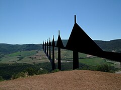 Viadotto di Millau Francia meridionale © 2004 Foster e Partners