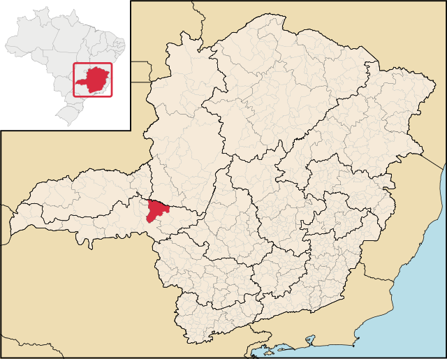 Localização de Perdizes em Minas Gerais