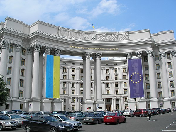 The ministry's main building in Kyiv