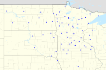 Map of radio affiliates Minnesota Vikings radio affiliates.png