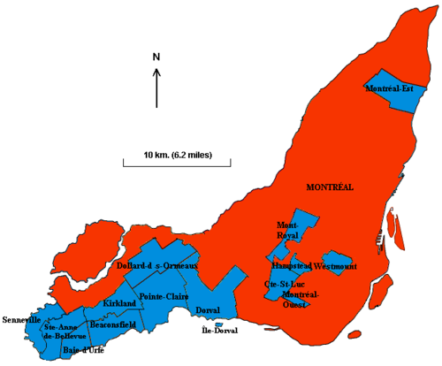 Mappa dell'agglomerato