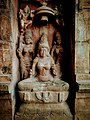 Monument in Brihadeeswara temple in the hand cut rock