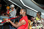 En typisk kapverdiansk musikgrupp. Santa Maria, ön Sal.
