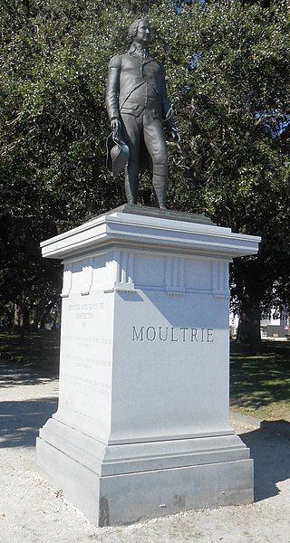 <span class="mw-page-title-main">Statue of William Moultrie</span> Monument in White Point Garden, Charleston, South Carolina, United States