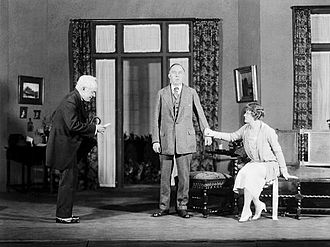 Erskine Sanford, Dudley Digges and Laura Hope Crews in the Theatre Guild's 1921 production of A. A. Milne's Mr Pim Passes By Mr-Pim-Passes-By-1921.jpg