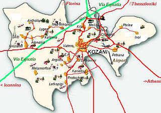 Karyditsa human settlement in Greece