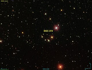 <span class="mw-page-title-main">NGC 272</span> Open star cluster in the constellation Andromeda