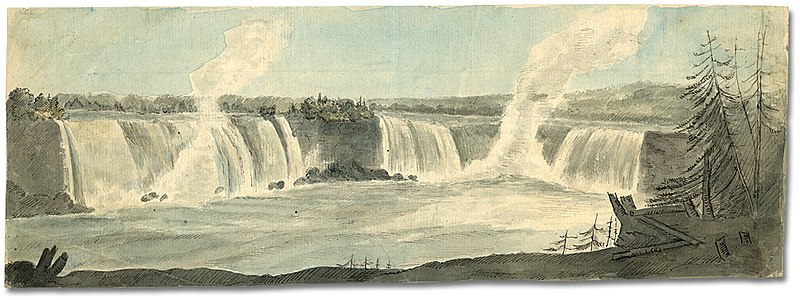 File:Niagara Falls, Ontario by Elizabeth Simcoe, summer 1792.jpg