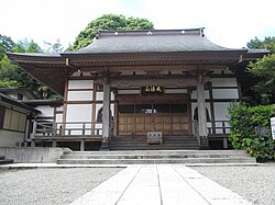 二伝寺砦の範囲内に位置するとされる二伝寺。