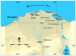 Il delta del Nilo