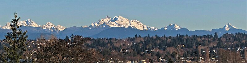 File:North Cascade Mountains from Everett, Washington.jpg