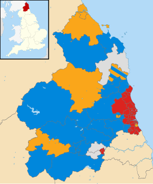 Northumberland INGGRIS pilkada 2013 peta.svg