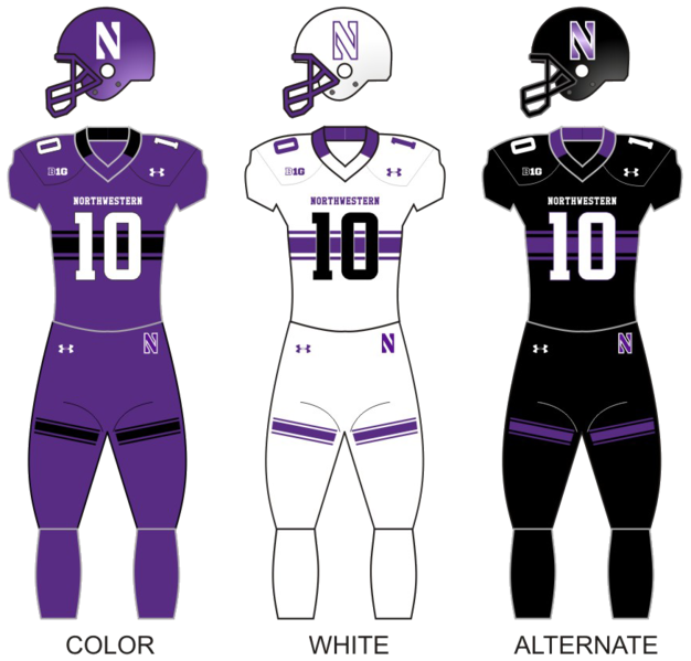 File:Northwestern wildcats football unif.png