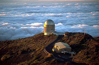 <span class="mw-page-title-main">Nordic Optical Telescope</span> Astronomical telescope located at Roque de los Muchachos Observatory